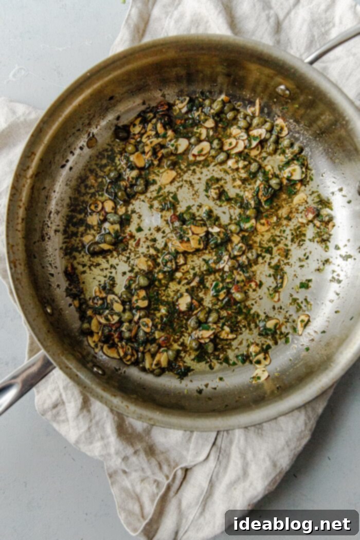 Almond-Kissed Trout 4 How to make Trout Almondine: Pan-searing trout fillets