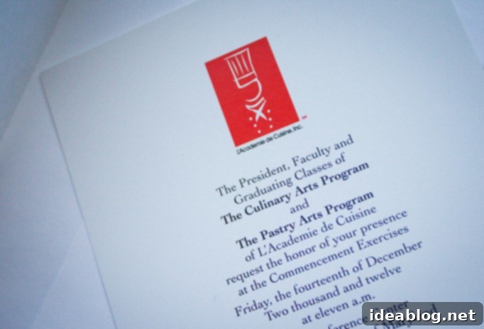 10 Little Things That Brighten My Day 8 culinary school graduation invitation