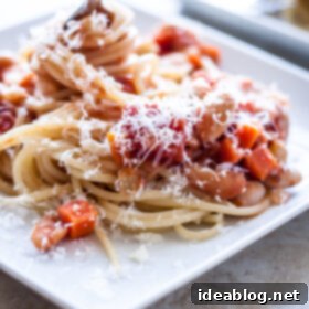 Hearty Cannellini Bolognese Spaghetti 6 Spaghetti with Cannellini Bean Bolognese
