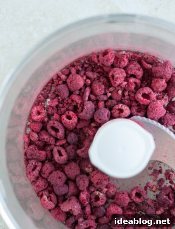 Raspberry Lemonade Cocktail Cupcakes 5 Dried Raspberries in Food Processor