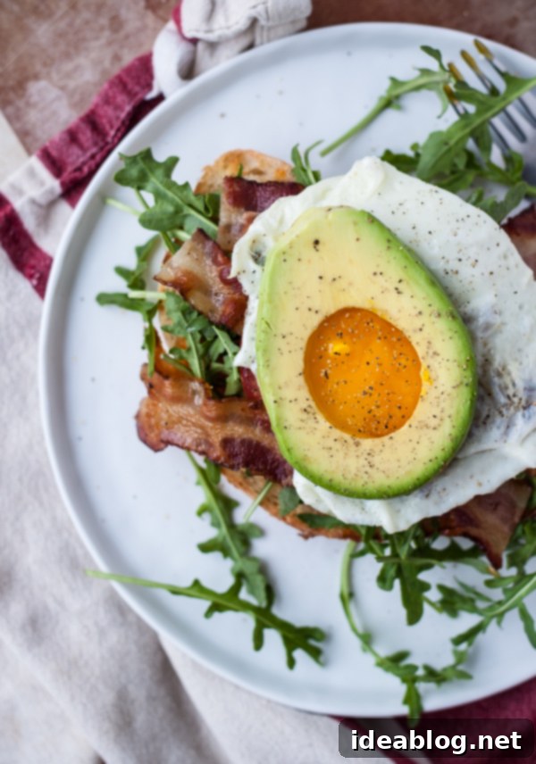 Connor Presents The Ultimate BLT 5 Close-up of Ultimate BLT Sandwich with Egg and Avocado