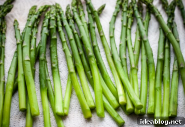 Golden Mimosa Asparagus Salad 4 Steamed Asparagus with Ends Trimmed for Cooking