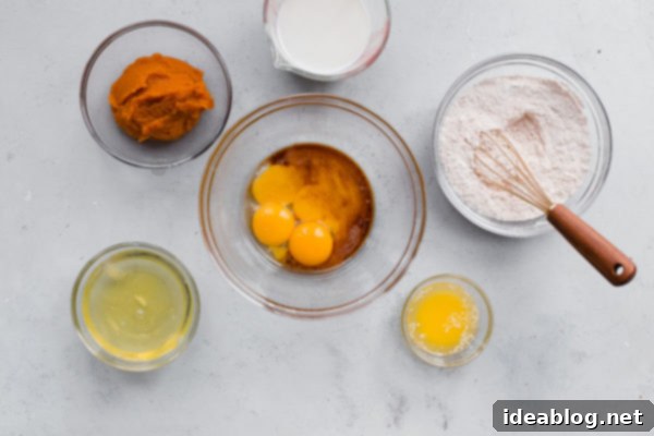 Pillowy Pumpkin Spice Soufflé Stacks 2 How to Make Fluffy Pumpkin Pancakes