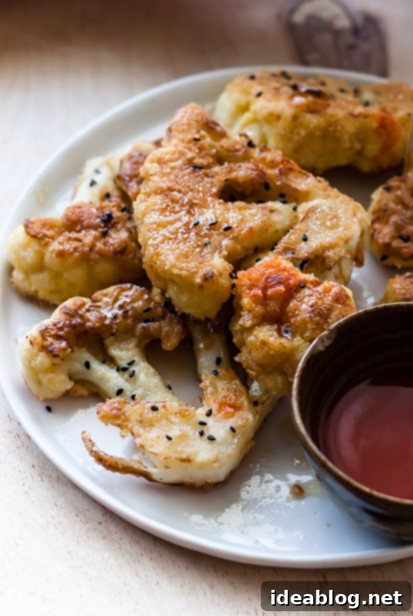 Crispy Cauliflower Steaks with Sweet Heat Glaze 5 Fried Cauliflower Steaks