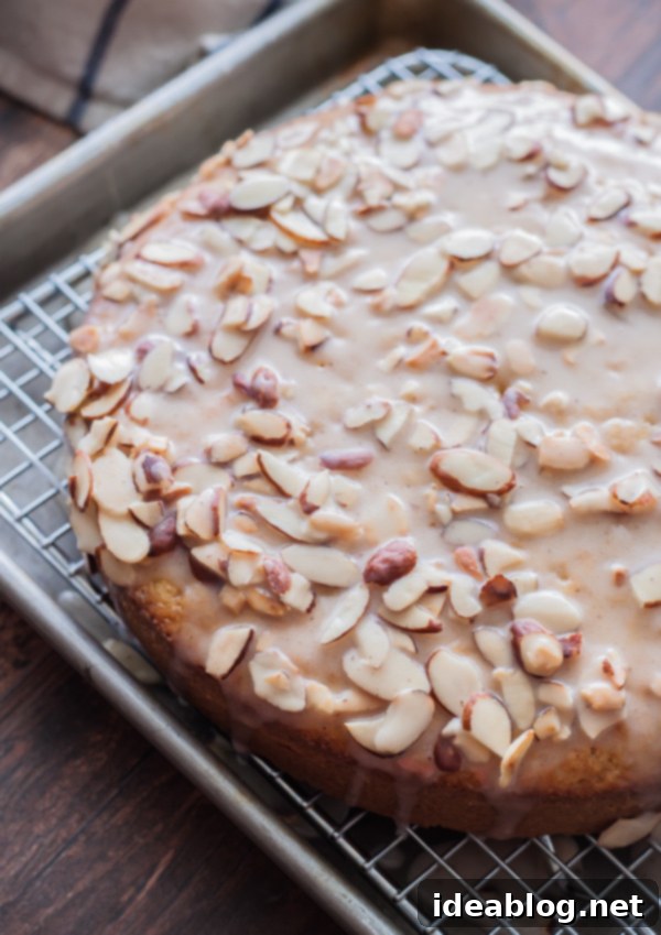 Golden Almond Olive Oil Cake with Caramelized Butter Glaze 5 Almond Olive Oil Cake with Brown Butter Glaze