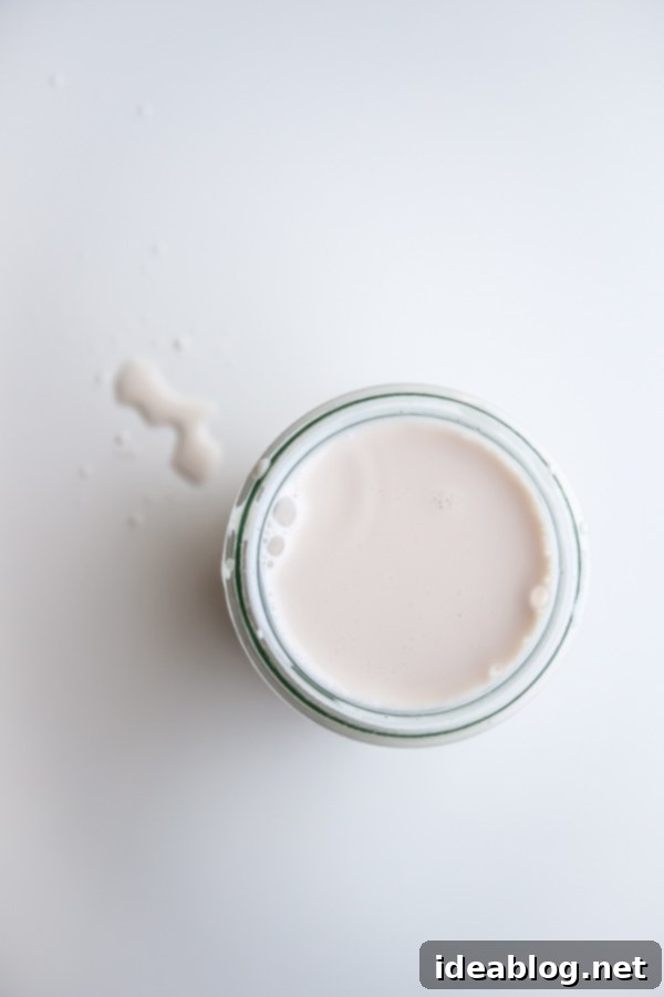 Homemade Hazelnut Milk 2 Homemade Hazelnut Milk in a glass