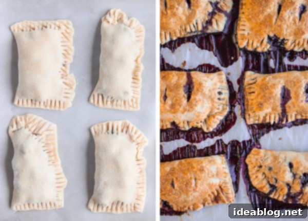 Flaky Blueberry Bites 4 Blueberry Hand Pies