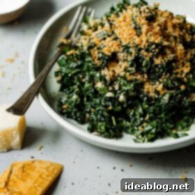 Vibrant Kale Caesar 14 Kale Caesar Salad Topped with Crispy Breadcrumbs