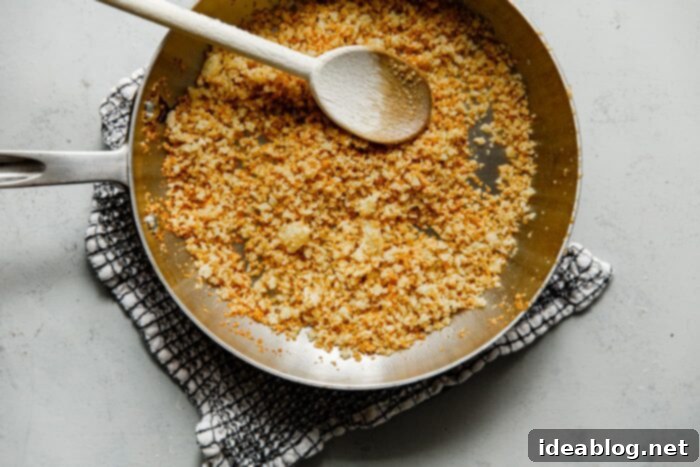 Vibrant Kale Caesar 9 Golden Crispy Garlic Panko Breadcrumbs for Salad Topping