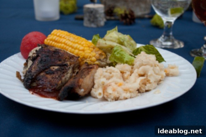 The Weekend We Said Forever 6 Delicious BBQ food spread at a family gathering