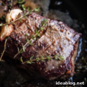 Buttery Seared Flank Steak 3 Butter Basted Flank Steak