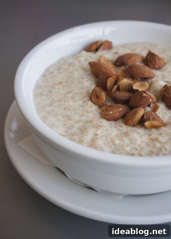 A Week in the City by the Bay 15 Broken Farro Porridge from Il Cane Rosso, a delightful breakfast