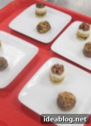 The Six-Course Culinary Challenge 10 L'Academie de Cuisine mignardise: orange nut cake and peanut butter truffle