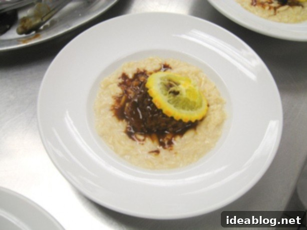 Day 79 and 80: Tuna Tartare, Frog Legs, Veal Cheeks, and Apple Tart 7 Braised veal cheeks served with orzo pasta