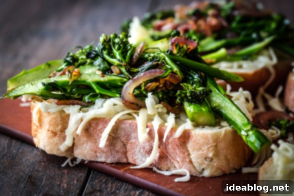 Gourmet Grilled Cheese with Sweet Onions and Tender Broccolini 6 Grilled Cheese Sandwiches with Broccolini and Sautéed Onions