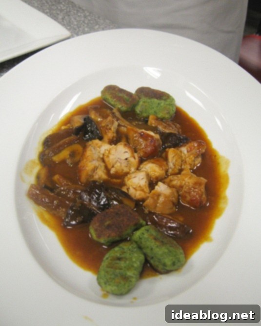 Day 70: A Culinary Trilogy of Sweetbreads, Spinach Gnocchi and Soufflés 4 sweetbreads dish