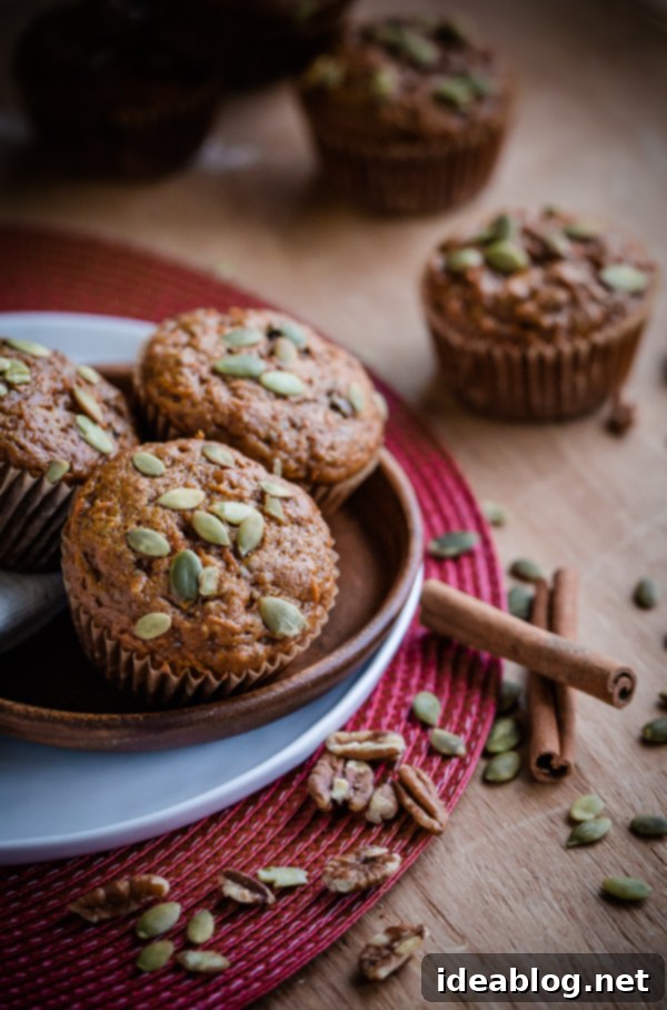 Golden Harvest Pumpkin Carrot Pecan Muffins 7 Healthy Pumpkin Carrot Pecan Muffins |
