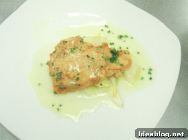 Day 66: Skate, Steak Poivre Noir, and Chocolate Tart 3 Perfectly seared skate fish on a bed of sautéed endive