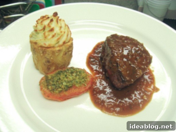 Day 66: Skate, Steak Poivre Noir, and Chocolate Tart 5 Baked pommes pomponette with a crispy golden crust, ready to serve