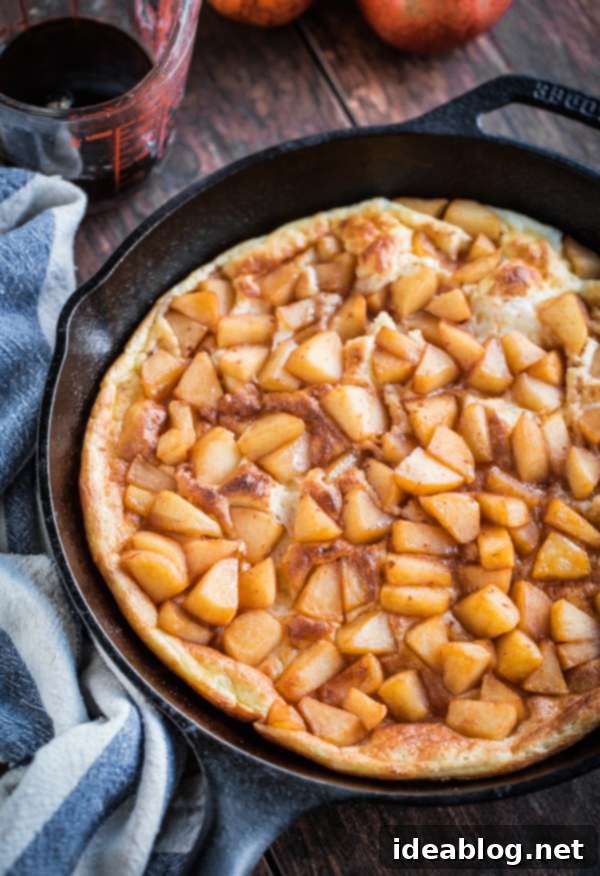 Fluffy Soufflé Pancakes with Cinnamon Apples 2 Soufflé Pancake with Cinnamon Apples