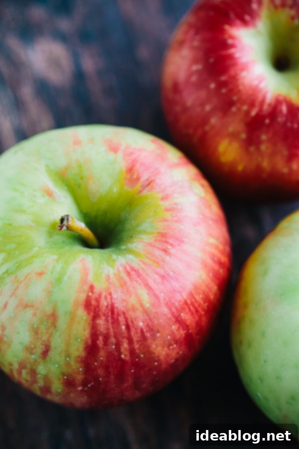 Fluffy Soufflé Pancakes with Cinnamon Apples 3 Honeycrisp Apples