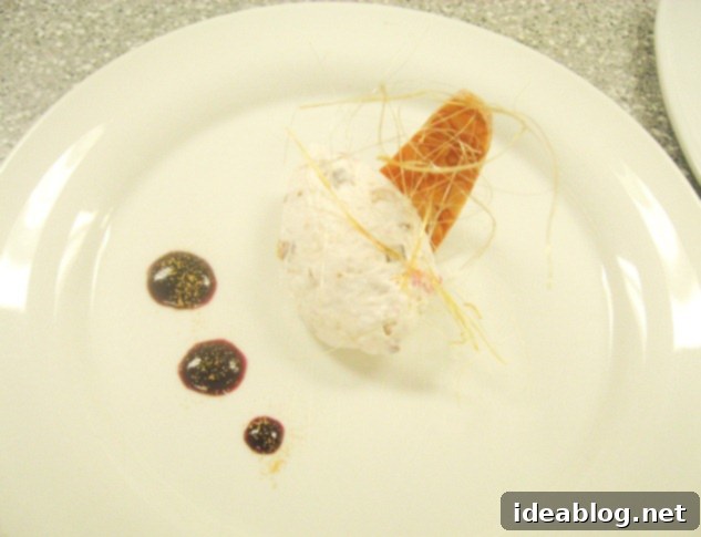 The Sixty-Fourth Platter: Tomato Terrine, Bouillabaisse, and Nougat 4 nougat glace