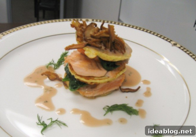 Eggs Benedict with Smoked Salmon Blinis: Brunch Perfection 5 blinis with toppings