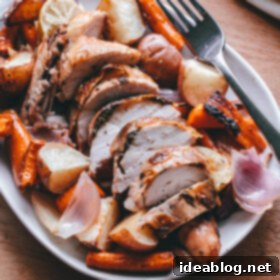Effortless Herb-Roasted Chicken with Seasonal Vegetables 6 Simple Herb Roasted Chicken with Mixed Vegetables