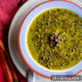 Fragrant Indian Green Lentil and Coconut Soup 2 Green-Lentil Soup with Coconut Milk & Indian Spices