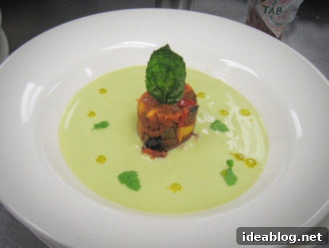 Day 52: Creamy Avocado, Hearty Flank Steak, and Zesty Orange Chocolate Tart 2 avocado soup