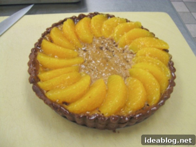 Day 52: Creamy Avocado, Hearty Flank Steak, and Zesty Orange Chocolate Tart 5 orange chocolate tart