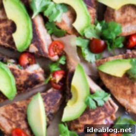 Quick Garden Quesadillas 8 Weeknight Veggie Quesadillas Topped with Avocado