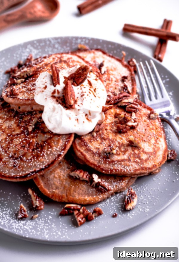 Autumn Spiced Pecan Buttermilk Stacks 2 Pecan Spiced Buttermilk Pancakes