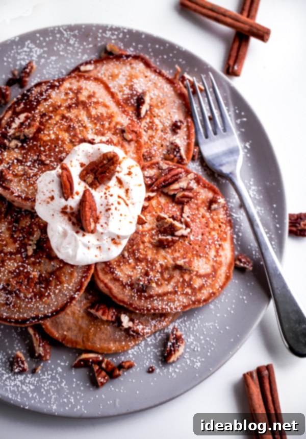 Autumn Spiced Pecan Buttermilk Stacks 4 Pecan Spiced Buttermilk Pancakes