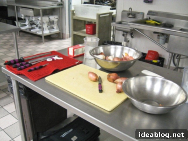 Day 48: A Gourmet Evening with Trout Paupiettes, Butternut Squash Soup, and Berry Cake 3 Culinary School Mise En Place