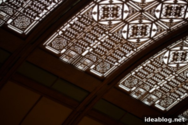 Second Wind in the Metropolis 7 Frank Lloyd Wright Home & Studio interior - fireplace detail