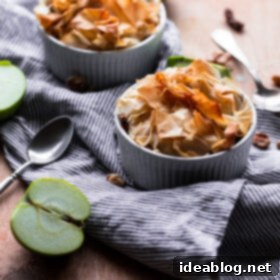 Flaky Apple Walnut Delights 5 Individual Apple Walnut Phyllo Pies
