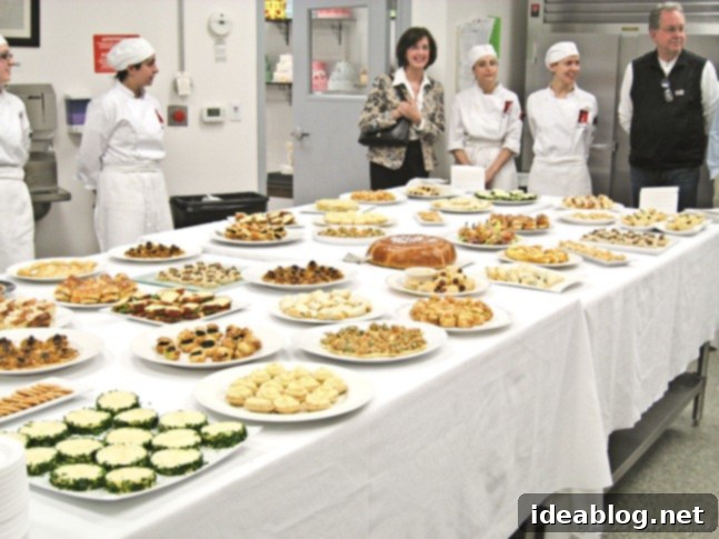 Day 42: A Culinary Journey of Savory and Sweet 11 Lavish buffet spread with various hors d'oeuvres