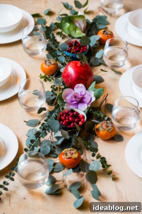 Your Instant Holiday Table Sparkle 7 Step-by-step guidance on arranging a DIY edible centerpiece