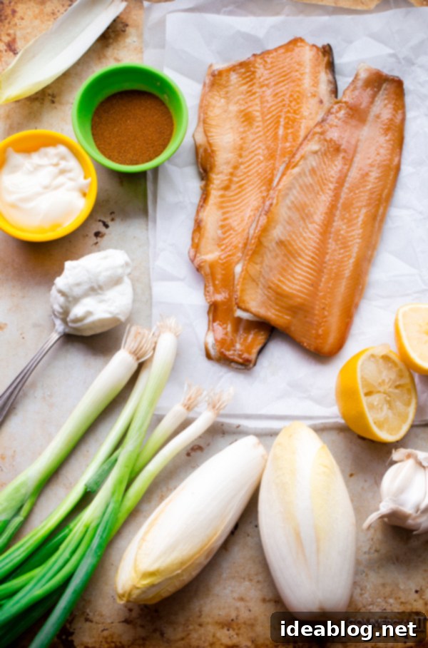 Smoked Trout Endive Bites 3 Smoked Trout Dip Ingredients