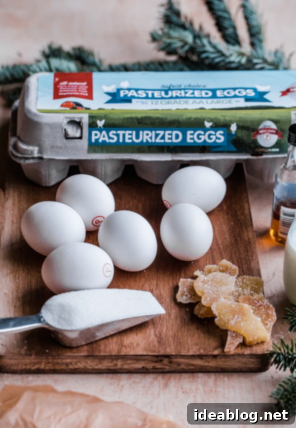 Zencefilli Kurabiye Arası Yumurtalı Sütlü Dondurma 3 Davidsons Pasteurized Eggs