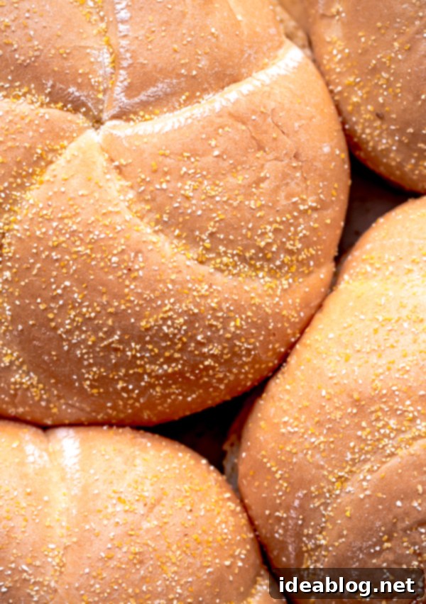 Zesty Southwest Avocado Jack Burgers 6 Toasted Cobblestone Corn Dusted Kaiser Rolls