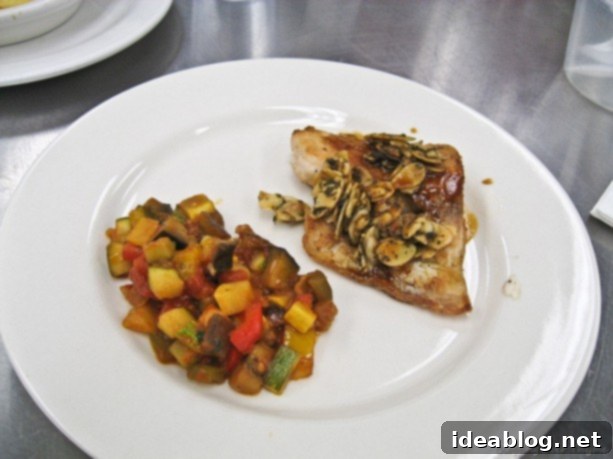 Day 23: Savory Tilapia, Warming Carrot Soup, and Sweet Bread Pudding 2 rattatouille