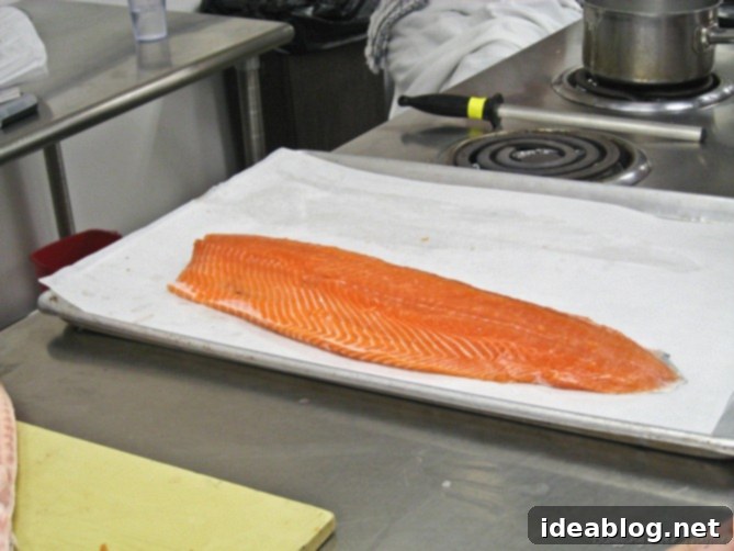 Day 23: Savory Tilapia, Warming Carrot Soup, and Sweet Bread Pudding 9 salmon filet