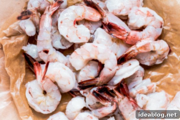 Aromatic Asian Shrimp Noodle Bowl 5 Raw Shrimp for Noodle Soup
