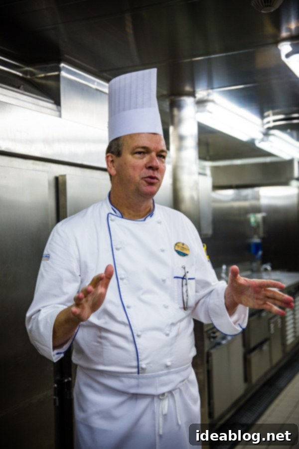 Island Immersion Chapter Two 31 Inside the bakery of Royal Caribbean's Oasis of the Seas, showcasing freshly baked goods