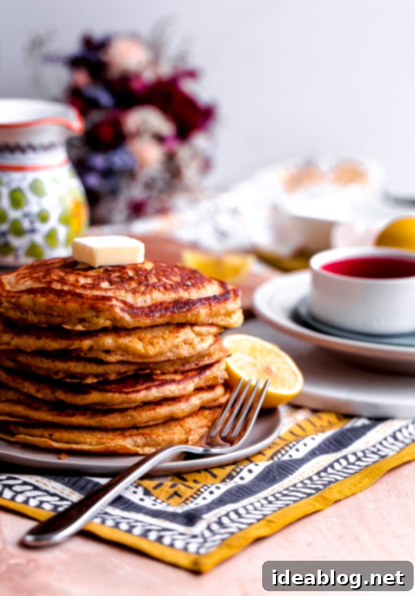 Zesty Whole Wheat Chia Pancakes 2 Lemon Chia Whole Wheat Pancakes