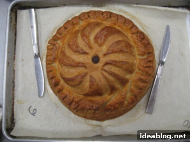 Day 17: Savory Sole and Sweet Pithiviers 8 pithvier