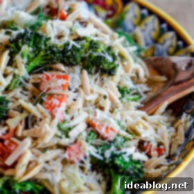 Golden Roasted Veggie Orzo 2 Roasted Vegetable Orzo Salad