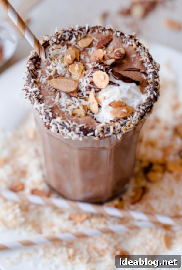 Guilt-Free Almond Joy Blend 6 Healthy Almond Joy Smoothie. Vegan, gluten-free, and delicious!